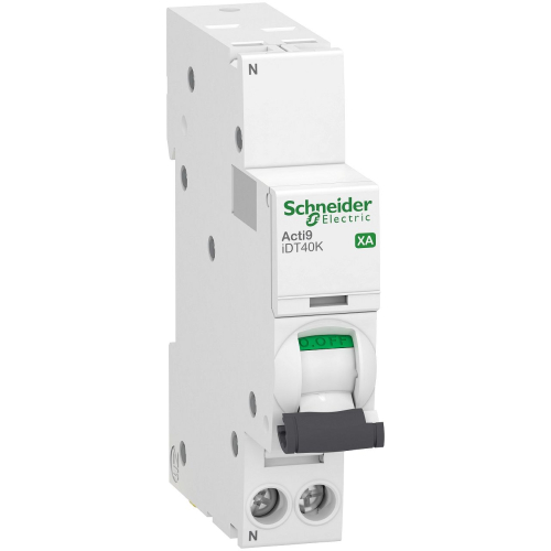 Acti9 iDT40K XA - disjoncteur modulaire auto/vis - 1P+N 16A courbe C - 4,5kA-A9PK1616-3606489568047-SCHNEIDER ELECTRIC FRANCE