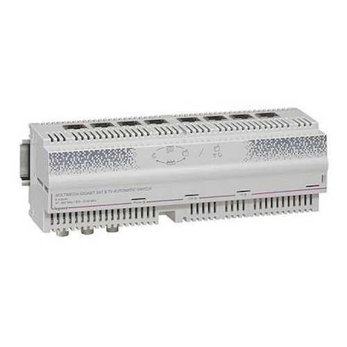 Centrale automatique Gigabit TV TNT câble 8 sorties RJ45 - 12 modules-413039-3245064130394-LEGRAND