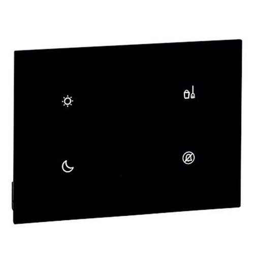 Commande tactile 2 scénarios pour chambre d'hôtel - noir-048777-3414971251793-LEGRAND