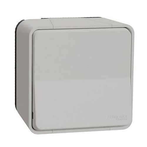 Mureva Styl - Bouton Poussoir - complet saillie - IP55 -IK08 connex auto - blanc-MUR39026-3606480789274-SCHNEIDER ELECTRIC FRANCE