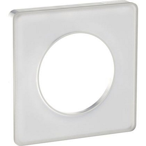 Odace Touch, plaque Translucide Blanc 1 poste-S520802R-3606480320637-SCHNEIDER ELECTRIC FRANCE
