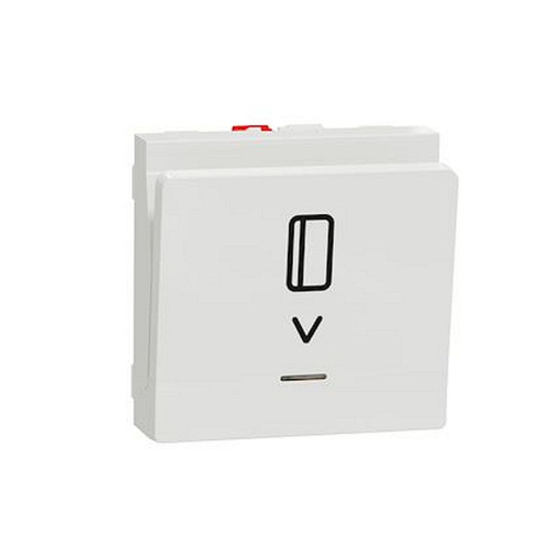 Unica - commande à carte NO/NF - 10A - 2 modules - Blanc - mécanisme seul-NU328318-3606489455804-SCHNEIDER ELECTRIC FRANCE