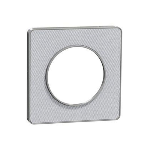 Odace Touch  - Plaque de finition Kvadrat 1 poste - Perle/Alu-S530802KG-3606481088543-SCHNEIDER ELECTRIC FRANCE