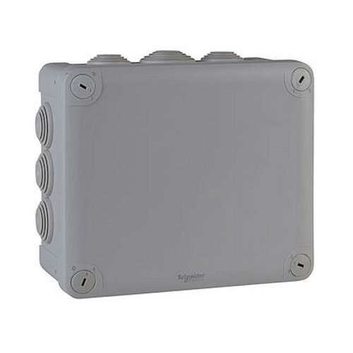 Mureva Box, boite de dérivation IP55 + embouts 175x150x80, gris-ENN05010-3295150050105-SCHNEIDER ELECTRIC FRANCE