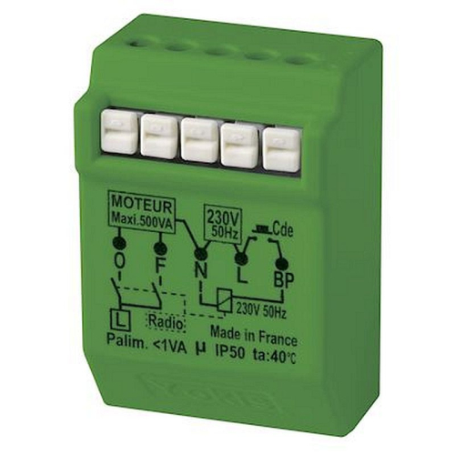 Micromodule volet roulant encastré radio Power-MVR500ERP-3760054544673-YOKIS