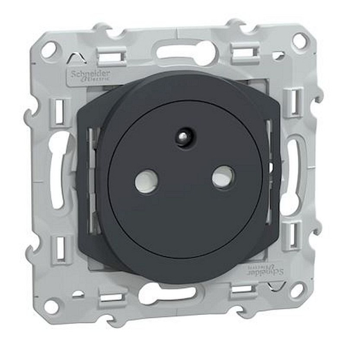 Ovalis - prise de courant 2P+T 16A affleurante - bornes auto - Anthracite-S340052-3606482162464-SCHNEIDER ELECTRIC FRANCE