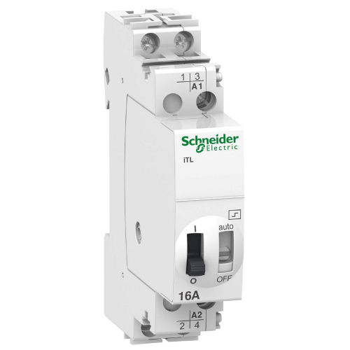 Acti9, iTL télérupteur 16A 2NO 24VCA 12VCC 50-60Hz-A9C30112-3606480091889-SCHNEIDER ELECTRIC FRANCE