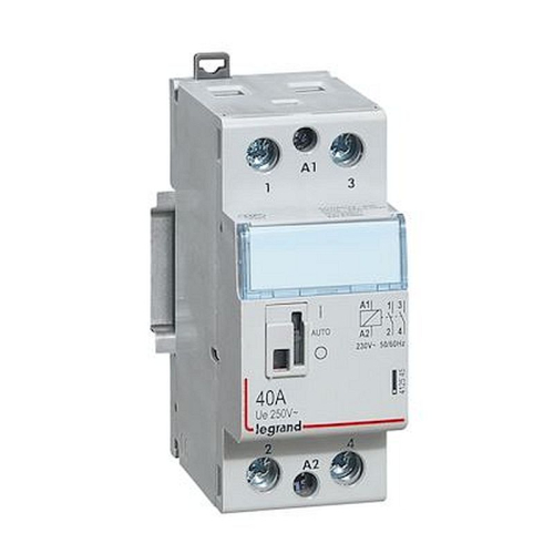 Contacteur de puissance CX³ bobine 230V~ - 2P 250V~ - 40A - 2F - 2 modules-412545-3245064125451-LEGRAND