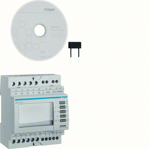 Centrale de mesure modulaire communicante-SM101C-3250615631022-HAGER