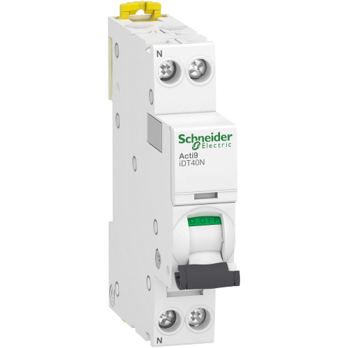 Acti9 iDT40N - disjoncteur modulaire - 1P+N C 4A 6000A/10kA-A9P24604-3606481381408-SCHNEIDER ELECTRIC FRANCE