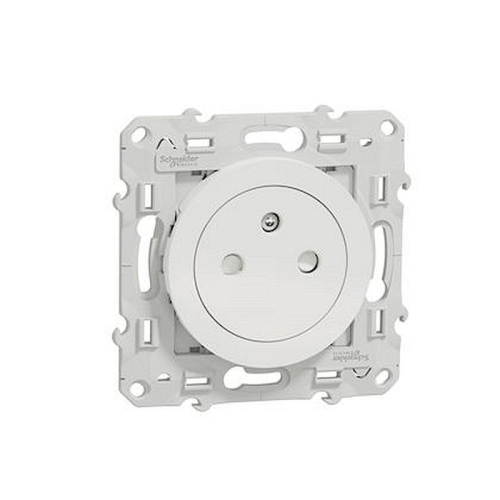 Odace - Lot de 100 prises de courant 2P+T Affleurante- Blanc-S524052P-3606481054128-SCHNEIDER ELECTRIC FRANCE