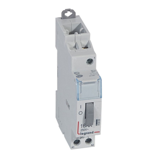 Télérupteur standard à vis 24 V~- 1P - 250V~~ - 16A - 1F - 1 module-412405-3245064124058-LEGRAND