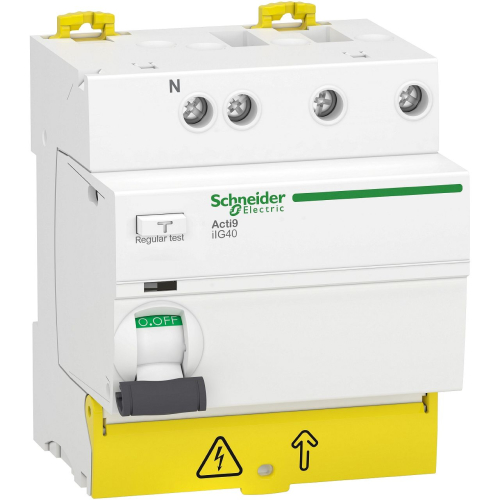 Acti9 iIG40 - interrupteur différentiel tête de groupe - 3P+N 25A 30mA type AC-A9R67725-3606485462004-SCHNEIDER ELECTRIC FRANCE