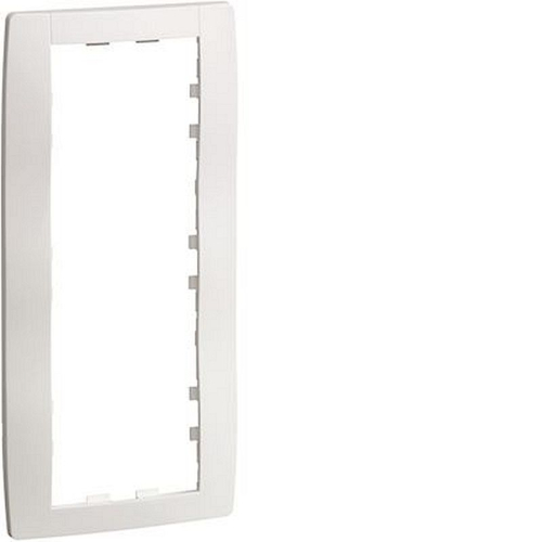 kallysta classic plaque 3 postes verticale entraxe 57 Blanc Névé-WK407-3250617064071-HAGER