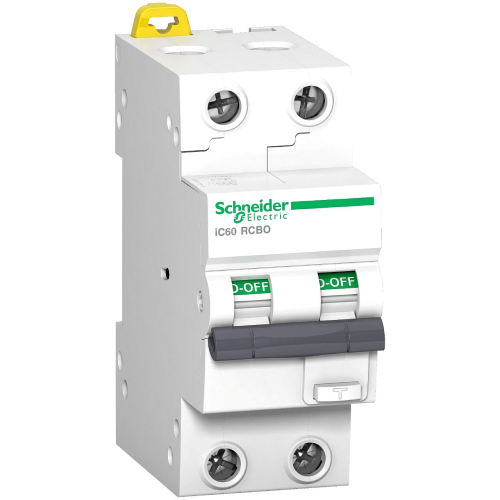 Acti9 iC60 RCBO - disjoncteur differentiel - 2P - 16A - 30mA - C - 10kA - typeAC-A9D07216-3606481157324-SCHNEIDER ELECTRIC FRANCE