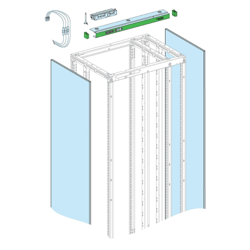 PrismaSeT P Active - Bandeau connecté + panneaux latéraux IP30 - L650/P600-LVS08761D-3606481039446-SCHNEIDER ELECTRIC FRANCE