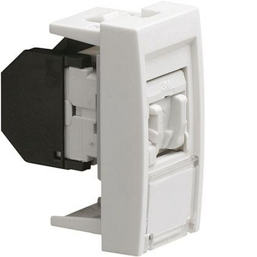 Systo prise RJ45 catégorie 6 STP pour Grade 3 1 module Blanc-WS225-3250617082259-HAGER