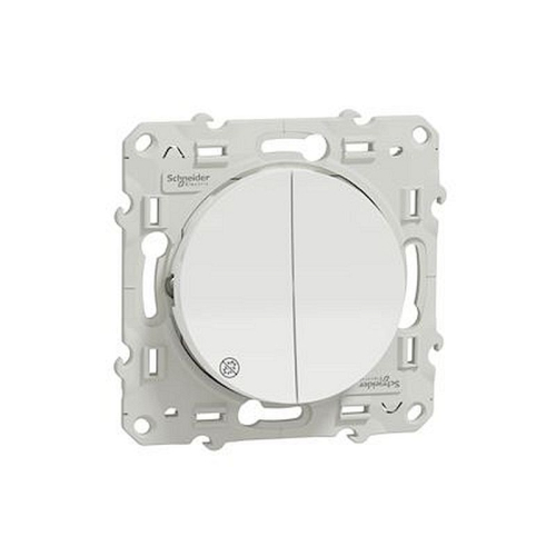 Odace, double va-et-vient, connexion rapide, à vis, Antibacterien-S500214-3606481043825-SCHNEIDER ELECTRIC FRANCE