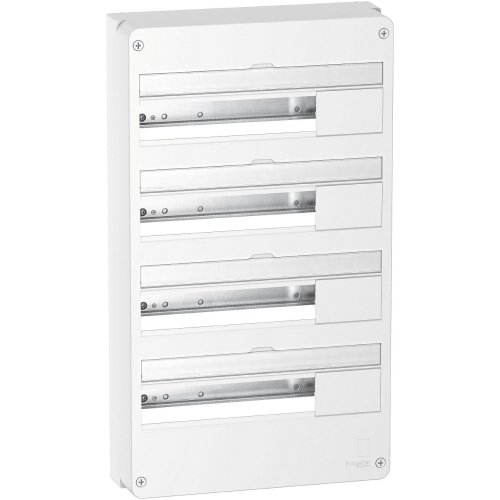 Resi9 - Coffret en saillie Blanc (RAL 9003)- 4 rangées de 18 modules-R9H18404-3606480927980-SCHNEIDER ELECTRIC FRANCE