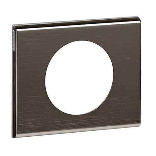 Plaque Céliane Matières 1 poste - finition Black Nickel-069031-3414970450470-LEGRAND