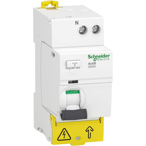 Acti9 iIG40 - interrupteur différentiel tête de groupe - 1P+N 63A 30mA type A SI-A9R87663-3606485461953-SCHNEIDER ELECTRIC FRANCE