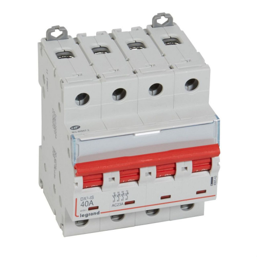 Interrupteur-sectionneur DX³-IS à déclenchement 4P 400V~ - 40A - 4 modules-406543-3245064065436-LEGRAND