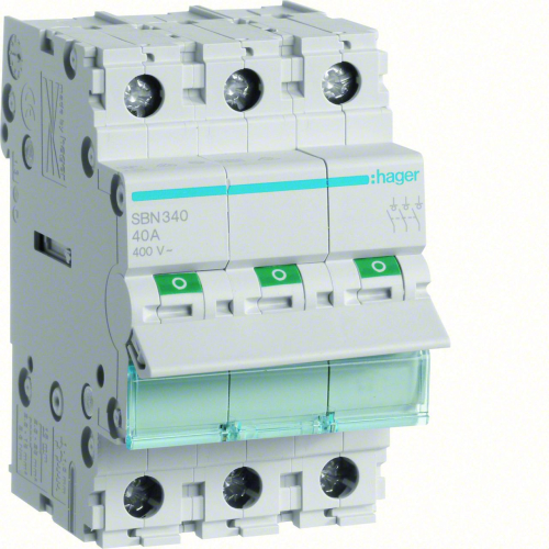 Interrupteur modulaire 3 pôles 40A-SBN340-3250615510181-HAGER