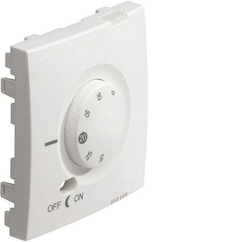 Kallysta Enjoliveur pour thermostat fil pilote Blanc Névé-WK797B-3250617079709-HAGER