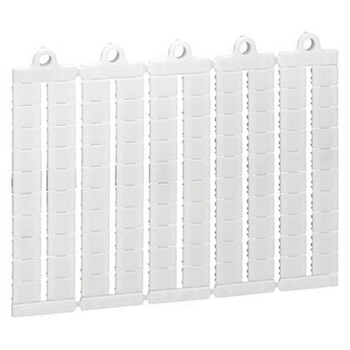 Plaque de 100 repères prédécoupés vierges pour bloc de jonction Viking3 pas 8mm-039502-3245060395025-LEGRAND