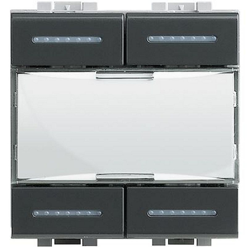 Commande 4 scénarios MyHOME_Up Livinglight - anthracite-L4680-8012199812908-BTICINO