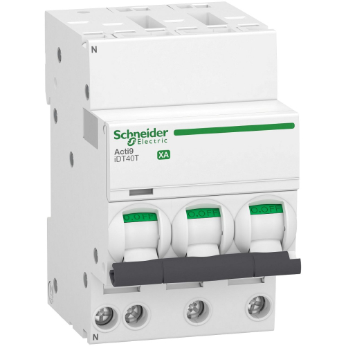 Acti9 iDT40T XA - disjoncteur modulaire - auto/vis - 3P+N 16A courbe C - 6kA-A9PA2716-3606489568771-SCHNEIDER ELECTRIC FRANCE