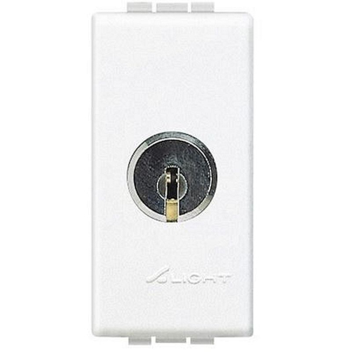 Interrupteur à clés identiques Livinglight 16AX 250V~ 1 module - Blanc-N4012C-8012199929828-BTICINO