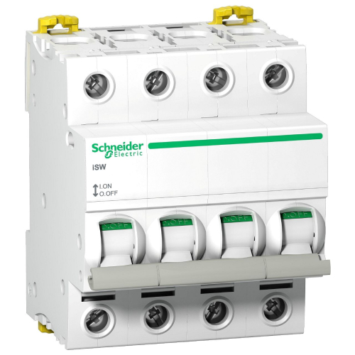 Acti9, iSW interrupteur-sectionneur 4P 40A 415VAC-A9S65440-3606480531071-SCHNEIDER ELECTRIC FRANCE