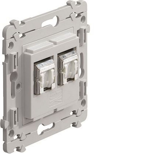 kallysta prise RJ45 double - catégorie 5e UTP pour Grade 1-WK212-3250617062121-HAGER