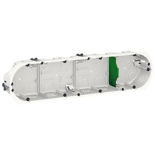 Multifix - boîte d'encastrement - D= 67mm - prof 40mm - 4 postes entraxe 71 mm-IMT35944-3606489550325-SCHNEIDER ELECTRIC FRANCE