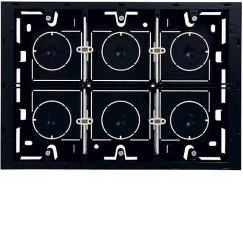 Systo Boîte 16 modules pour montage en saillie Noir-WS686N-3250617116862-HAGER