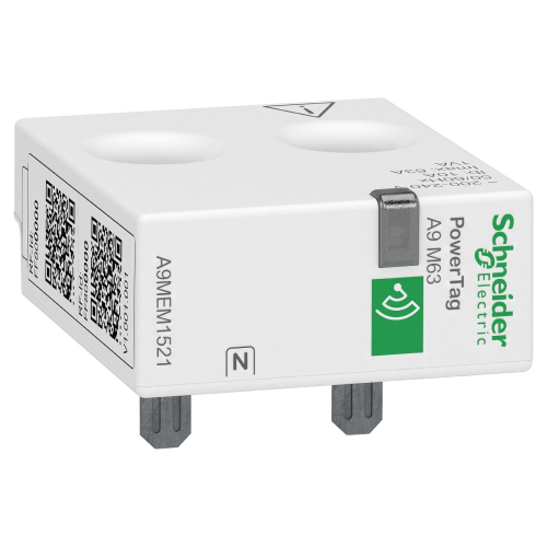 PowerTag - capteur de mesure radio-fréquence - iC60 iID DT60 - 1P+N 63A - amont-A9MEM1521-3606480909139-SCHNEIDER ELECTRIC FRANCE