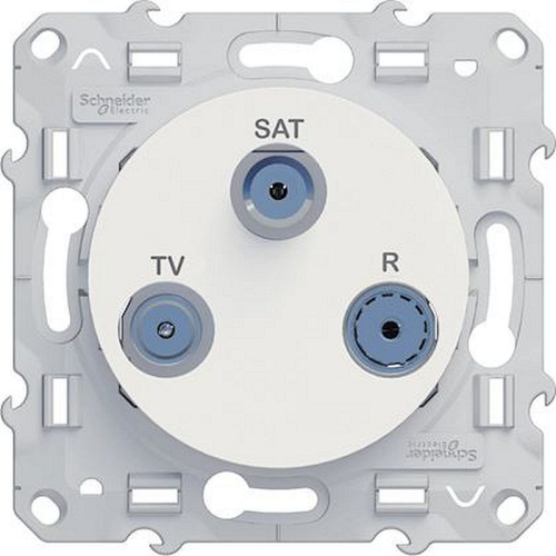 Odace, prise TV/FM/SAT Blanc, 1 entrée, à vis-S520461-3606480319105-SCHNEIDER ELECTRIC FRANCE