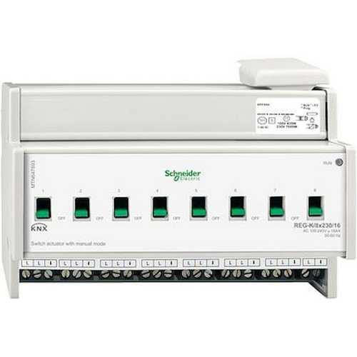 KNX - actionneur de commutation - 8x230V - 16A - à commande manuelle-MTN647893-3606485011790-SCHNEIDER ELECTRIC FRANCE