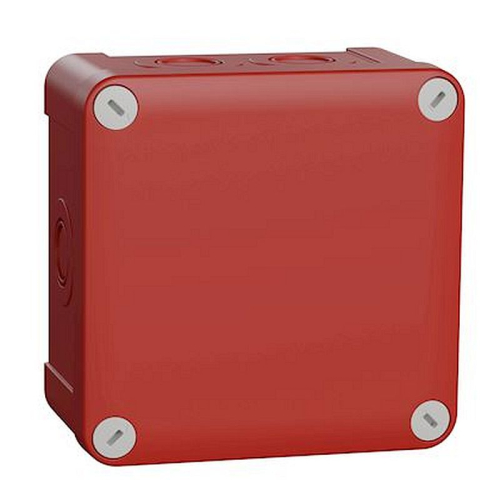 Mureva Box - boîte dérivation 960DEG rouge -7x20/25 -int 105x105x55 ext 116x116x-ENN05175-3295150051751-SCHNEIDER ELECTRIC FRANCE