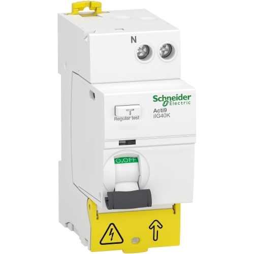 Acti9 iIG40K - interrupteur différentiel tête de groupe - 1P+N 40A 300mA type AC-A9R79640-3606485461861-SCHNEIDER ELECTRIC FRANCE