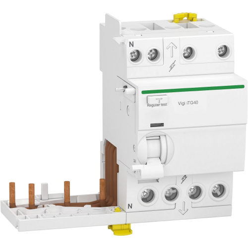 Acti9 iTG40 - module différentiel Vigi tête de groupe - 3P+N 40A 30mA type A SI-A9Y14740-3606481383563-SCHNEIDER ELECTRIC FRANCE