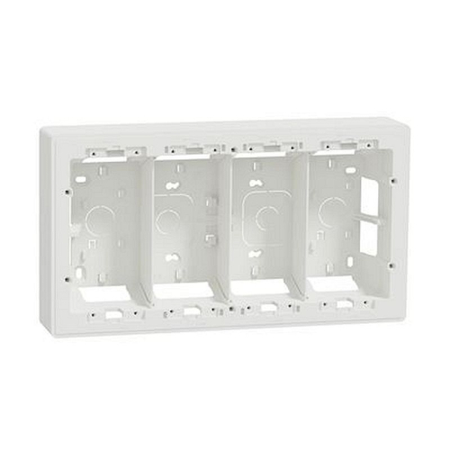 Unica - boîte de concentration saillie - 4 colonnes de 4 modules - blanc-NU824418-3606489458478-SCHNEIDER ELECTRIC FRANCE