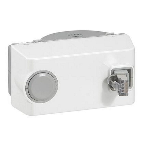 Prise RJ45 catégorie6 FTP avec enrouleur Mosaic 4 modules - blanc-076533-3245060765330-LEGRAND