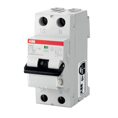 Disjoncteur Différentiel (DS201) 1P+N 6/10Ka C-20A 300mA Ac-2CSR255041R3204-8012542178606-ABB