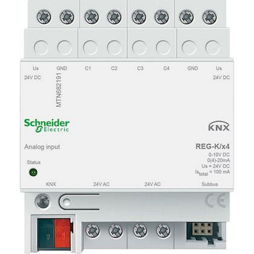 KNX - module d'entrée analogique KNX quadruple-MTN682191-3606485100210-SCHNEIDER ELECTRIC FRANCE