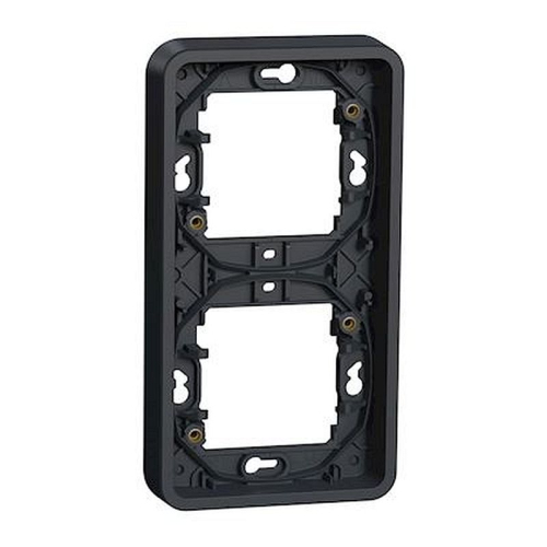 Mureva Styl - Cadre 2 postes vertical - encastré - IP55 - IK08 - gris-MUR34151-3606480790058-SCHNEIDER ELECTRIC FRANCE