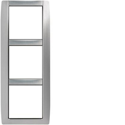 Kallysta classic plaque 3 postes verticale entraxe 71 métal Galet-WK639-3250617066396-HAGER