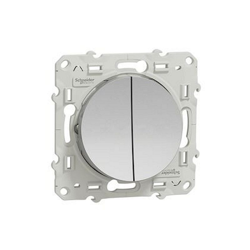 Odace, double va-et-vient Alu, à vis, connexion rapide-S530214-3606480391422-SCHNEIDER ELECTRIC FRANCE