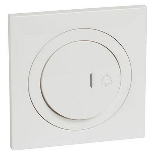 Poussoir simple lumineux + cadenas dooxie IP44 6A 250V~ et plaque carrée blanche-600010-3414971940178-LEGRAND